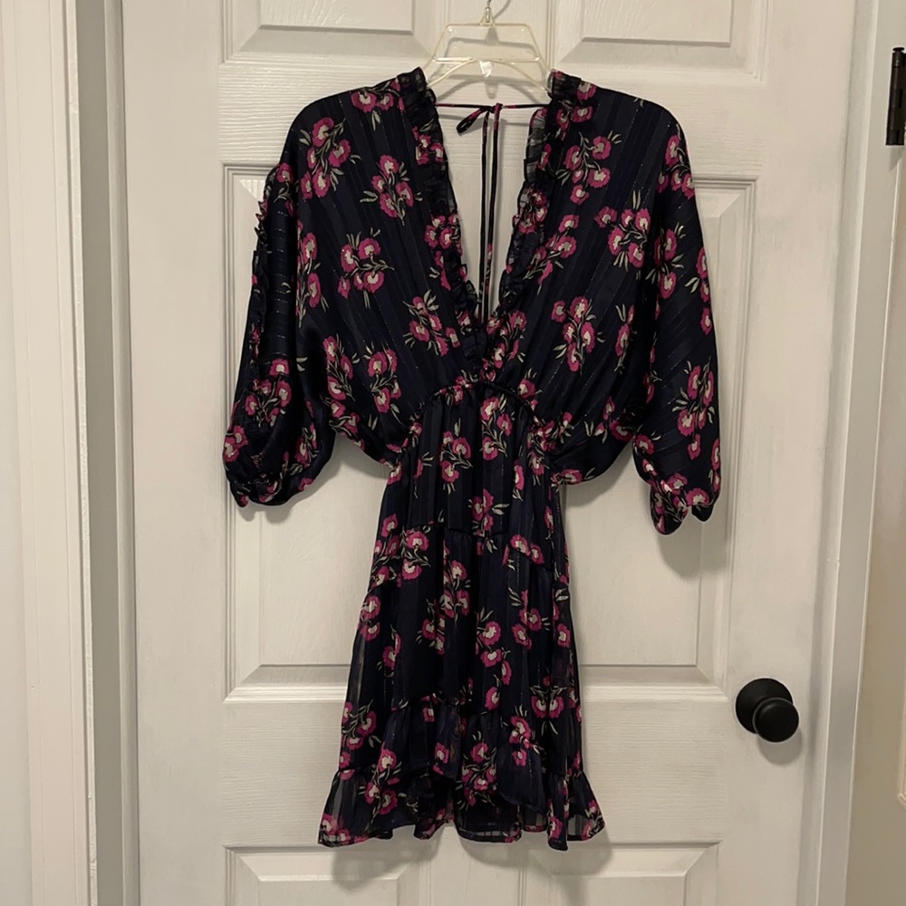 Deep V-neck Dress